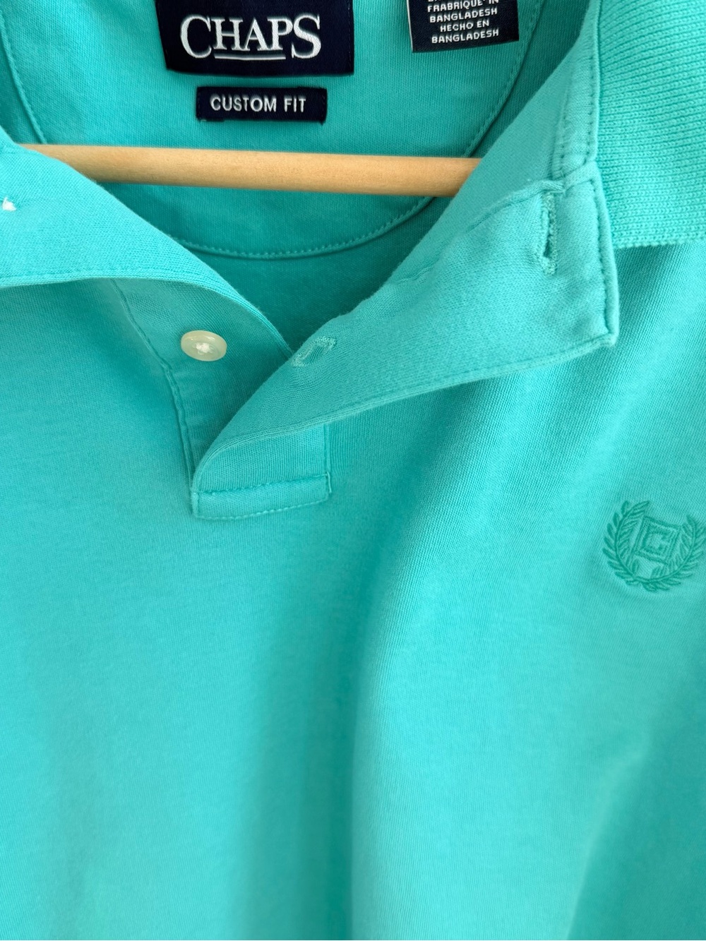 Chaps Ralph Lauren Cropped Polo - Picture 5 of 9